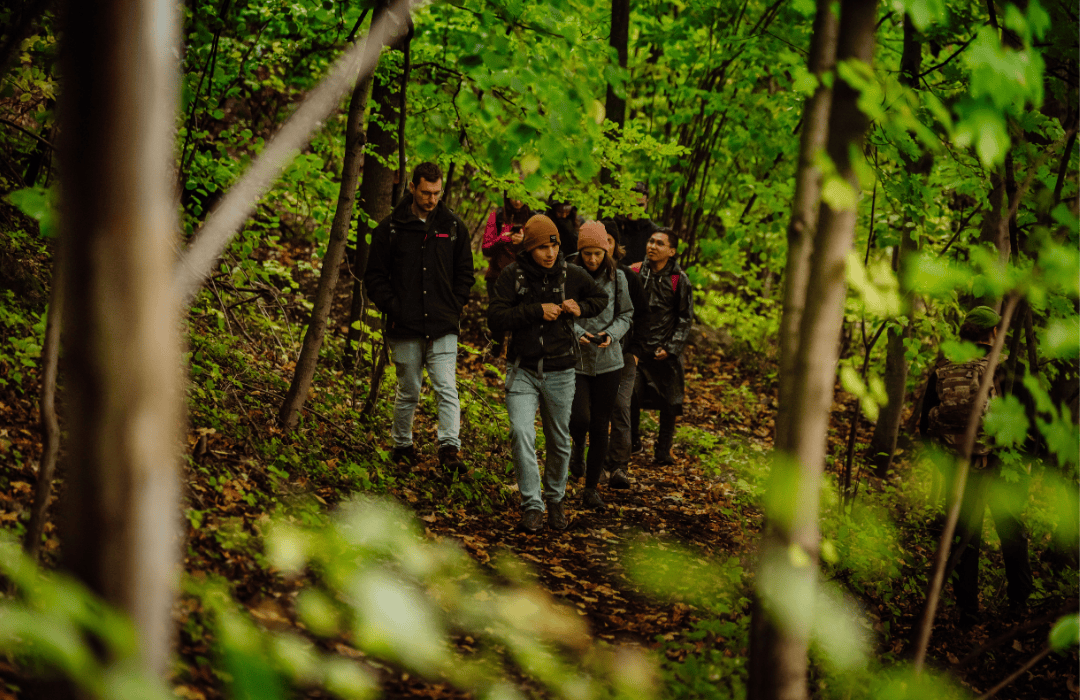 Bookinglayer team hiking in Poland
