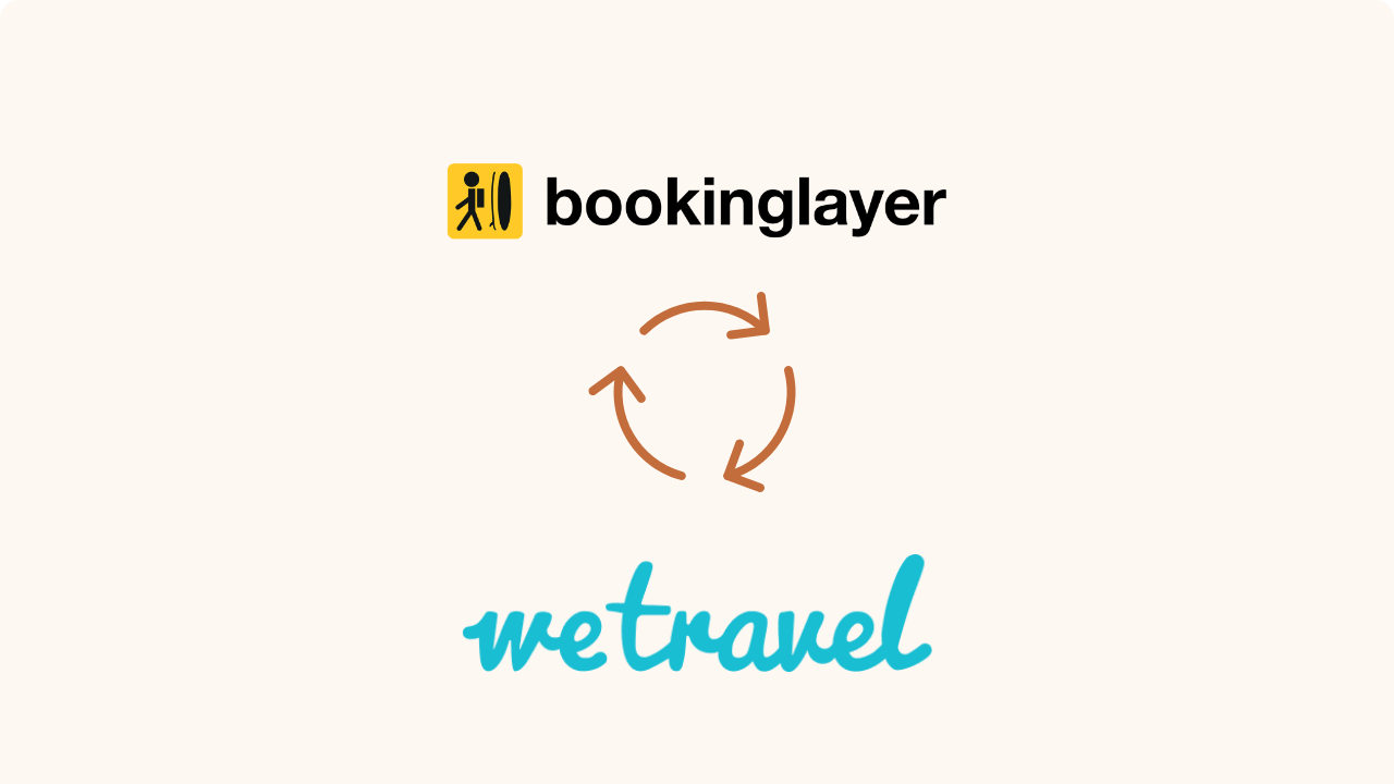 Bookinglayer and WeTravel logos
